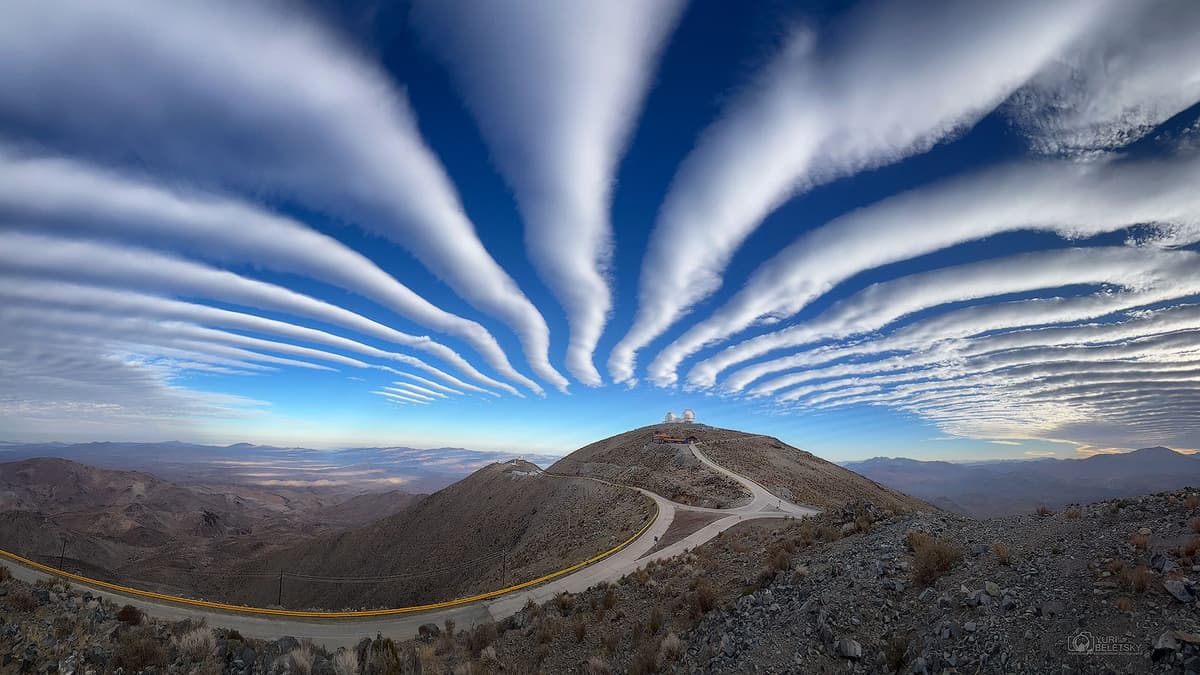 Undulatus Clouds over Las Campanas Observatory