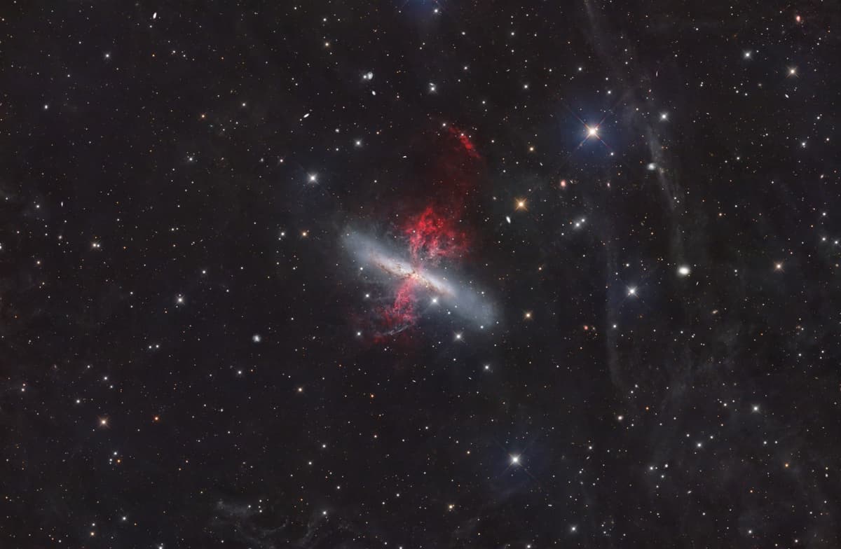 M82: Starburst Galaxy with a Superwind