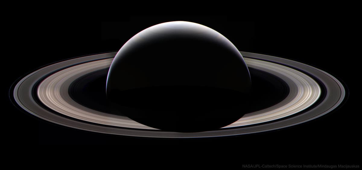 Saturn at Night