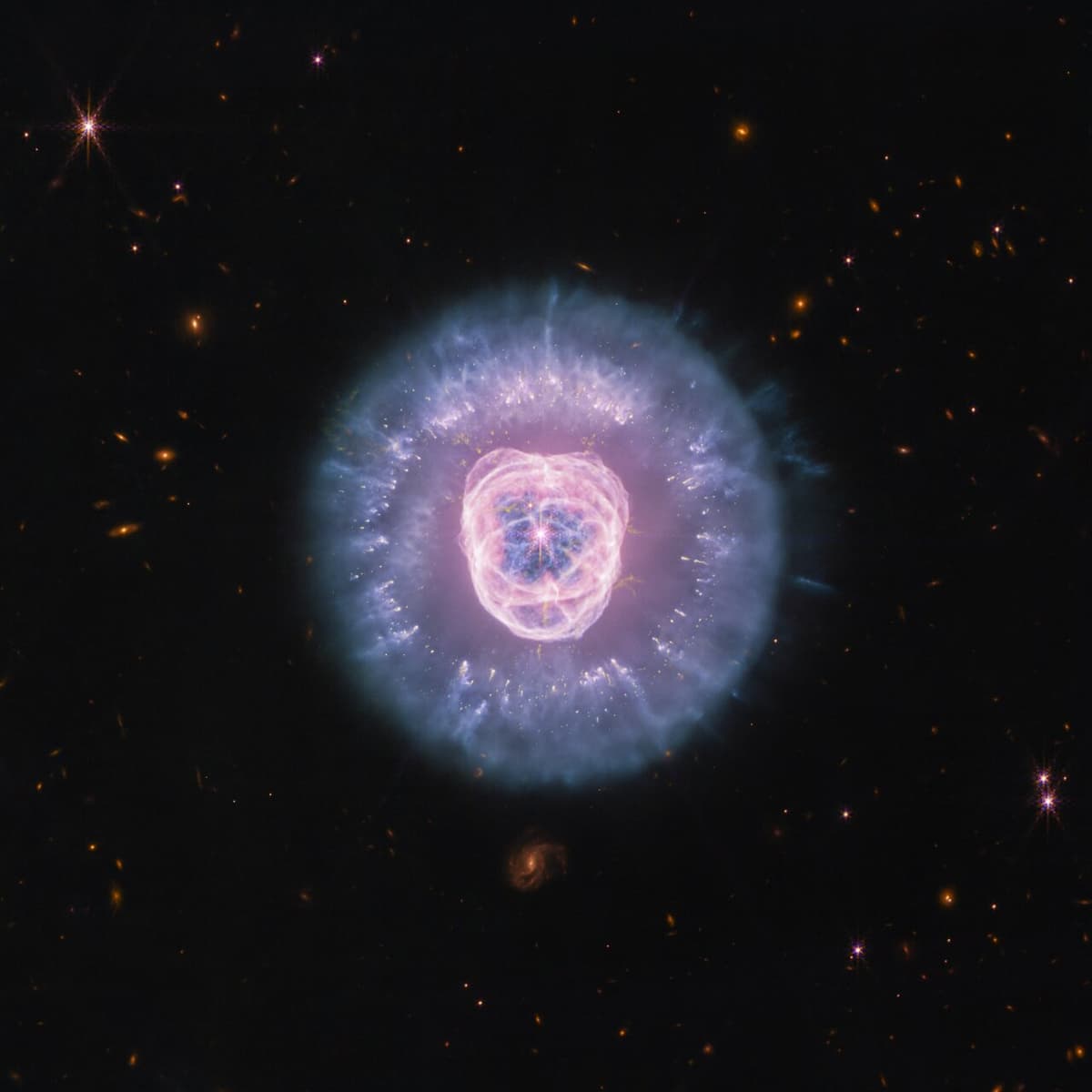 JWST Images The Lion's Head Nebula