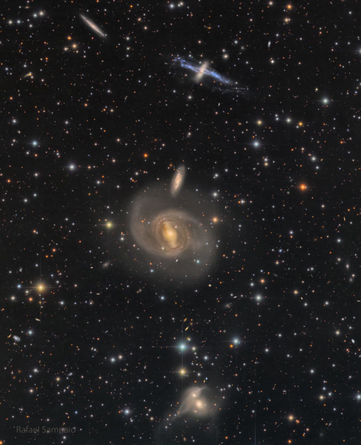Three Galaxy Pairs
